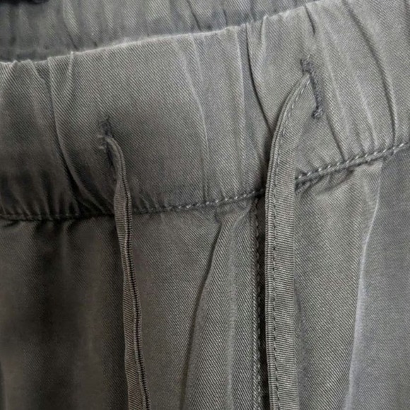 Banana Republic Green Cargo Style Pull On Jogger Pants Large Pocket Small - Picture 7 of 8